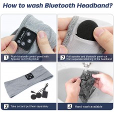 Bluetooth Headband,Lavince Sleep Headphones Wireless Sports Headband Headphones Noise Cancelling Sleeping Headphones Earbuds for Sleep,Workout,Running,Yoga,Travel,Cool Tech Gift for Mom Women Dad Men