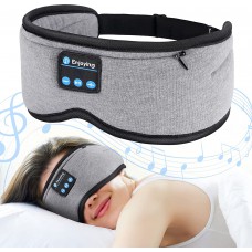 Sleep Eye Mask with Bluetooth Headphones - Bluetooth 5.0 Sleeping Headphones for Men Women Travel Yoga Nap Ultra Thin Stereo Speakers for Side Sleepers Ideal Christmas Stocking Stuffers Gifts